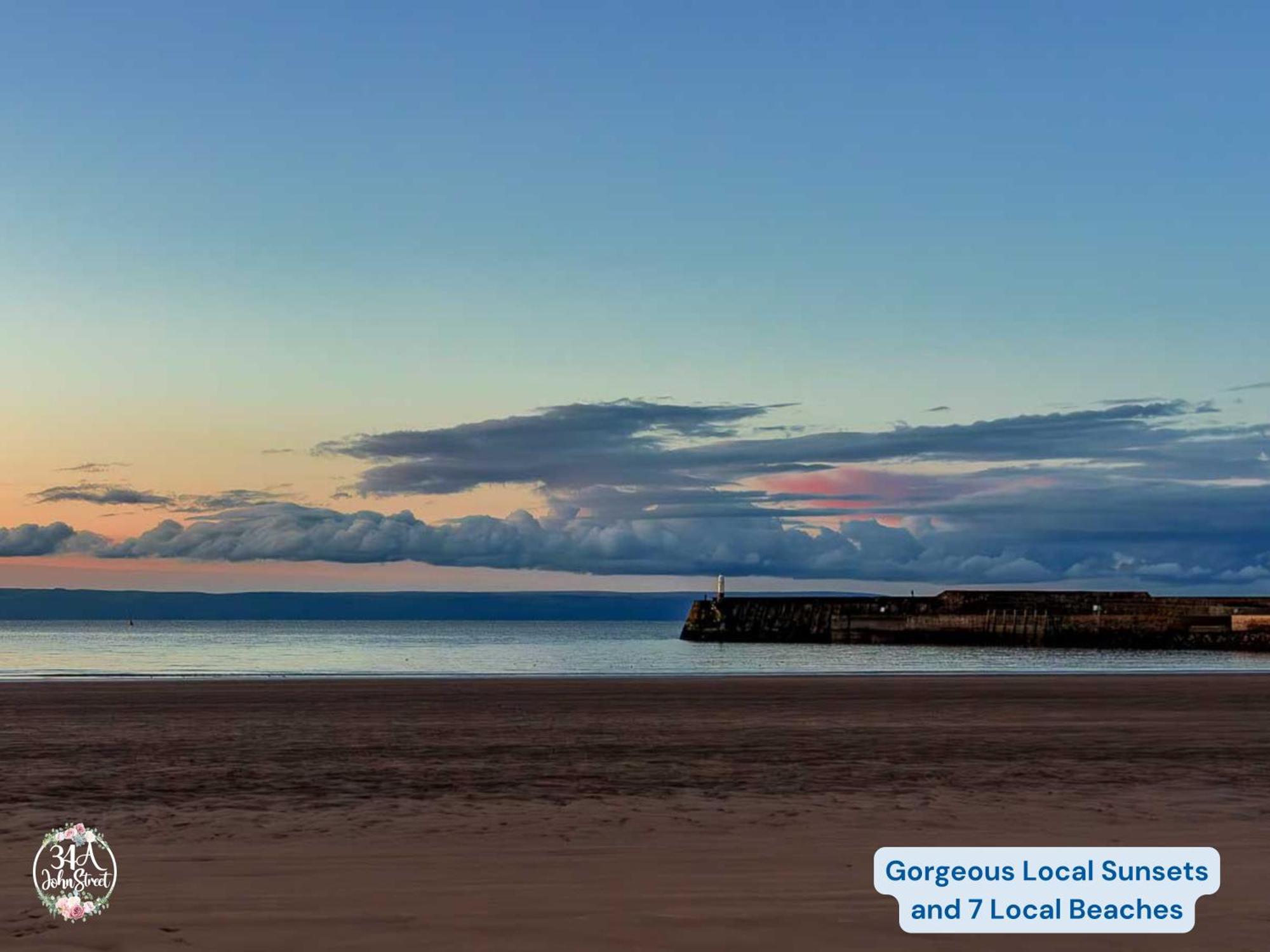Ocean Escape 200m From The Sea, High Spec Town Centre Entire Flat, 3 Bedrooms, Tvs Apartment
